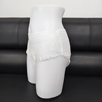 Culottes menstruelles jetables en coton doux et respirant pour femmes, tailles L/XL, avec couche supérieure aspect tissu, vente en gros