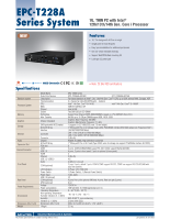Sistema Advantech Serie EPC-T228A 1U, PC Delgado con Intel de 12.ª/13.ª/14.ª Generación Procesador Core I