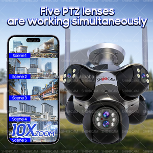Shoocam 30MP Bất 6-Ống Kính 6in1 10X Zoom Quang Học Máy Ảnh Mạng Máy Ảnh 5 Ptz Phát Hiện Chuyển Động Âm Thanh Báo Động Wifi CCTV Máy Ảnh - Product Image 3