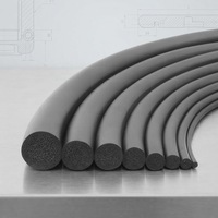Joint d'étanchéité en mousse de caoutchouc EPDM en forme de D, auto-adhésif, étanche, pour cadre de porte de conteneur