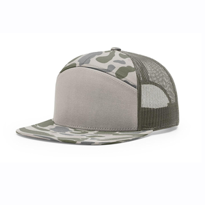 Casquette de baseball ajustable respirante à 7 panneaux avec logo personnalisé camouflage Vietnam pour homme - Product Image 3