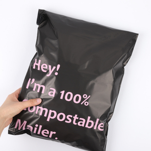 <span class=keywords><strong>Enveloppe</strong></span> en poly noire biodégradable paquet d'expédition de vêtements personnalisés sac <span class=keywords><strong>postal</strong></span> d'affranchissement d'affichage compostable <span class=keywords><strong>pour</strong></span> les petites entreprises - Product Image 2