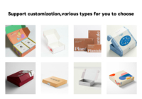 Individuell Bedruckte Umweltfreundliche Quadratische Wellpappkartons mit Prägung und Schaumstoffeinlage für Versand, Parfüm, Kosmetik und Kerzenverpackungen