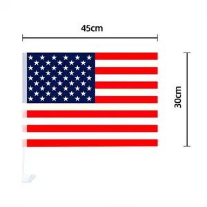 Bandeira de carros para jogos ao ar livre, bandeira digital impressa de 30*45 cm