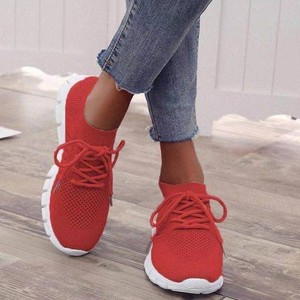 Mujer Malla Transpirable S Es Slip <span class=keywords><strong>on</strong></span> Flat Mujer <span class=keywords><strong>Tenis</strong></span> Ladies Casual S Es Walking Calzado Zapatillas Mujer Vulcanize S E - Product Image 5