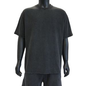 Camisetas Personalizadas Vintage con Logotipo Estampado, de Alta Calidad, 100% Algodón, Lavadas con Ácido, Desteñidas, para Hombre, con Hombros Caídos - Product Image 1