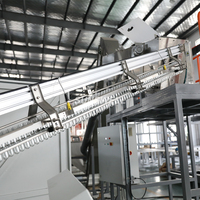 Machine de remplissage automatique de bouteilles PET de 200 ml, 15000 BPH, 220 V, contrôlée par PLC Sunswell, pour jus, bière, boissons et eau pure