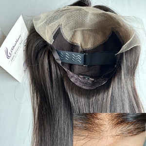 Parrucca in <span class=keywords><strong>Capelli</strong></span> Europei <span class=keywords><strong>Naturali</strong></span> con Top in Pizzo HD e Nodi Decolorati, Nuovo Design 2026 per Donne Bianche - Product Image 4