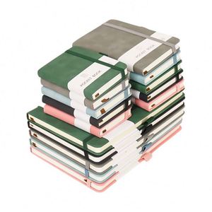 Personalized Custom Logo Promotional A5 A6 PU Leather Hardcover Notebook 100 Sheets <b>Journals</b> Gift - Product Image 6