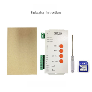 T1000s <span class=keywords><strong>SD</strong></span> Thẻ ws2801 ws2811 ws2812b lpd6803 <span class=keywords><strong>LED</strong></span> 2048 lập trình pixels điều khiển từ xa DC5 ~ 24V kim loại <span class=keywords><strong>RGB</strong></span> - Product Image 4