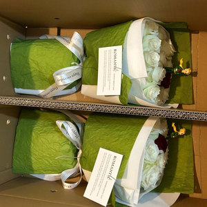 D409 Regalo di Natale, Compleanno, San Valentino per Fidanzata, <span class=keywords><strong>Moglie</strong></span>, Bouquet di Fiori di Sapone, Rosa Eterna, Proposta di Matrimonio - Product Image 4