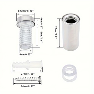 Publicité <span class=keywords><strong>vis</strong></span> verre garde-corps fixation goupille entretoises <span class=keywords><strong>vis</strong></span> à tête plate entretoise couvercle de <span class=keywords><strong>vis</strong></span> - Product Image 2