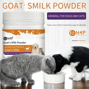 Produsen Grosir DENGAN HARGA TERBAIK N4P 280G Formula Susu Bubuk Kambing untuk Anjing dan Kucing Perawatan Kesehatan Hewan Peliharaan Susu Kambing