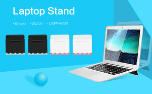 2 PCS OEM Factory Mini Portable Stand <span class=keywords><strong>Invisible</strong></span> Computer Holder Foldable Ergonomic Desktop Stand - Product Image 5