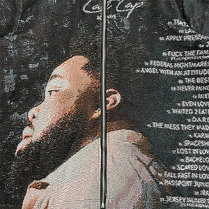 Veste Blouson Vintage Tendance Urbaine, Style Hip-Hop Décontracté, avec Fermeture Éclair, Coupe Ample Printemps, Motif Personnage, pour Concert - Product Image 6