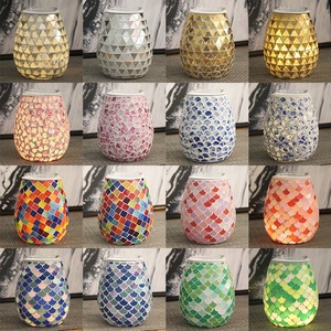 Factory Outlet Unique Electric Mosaic Glass Candle Wax Melter <strong>Scented</strong> <strong>Oil</strong> <strong>Burner</strong> for Home Fragrance - Product Image 4
