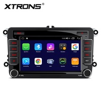 Autoradio Android 7 pouces 4+64 Go pour Volkswagen/Skoda/Seat, Octa Core 4+64 Go, 4G LTE, DSP, RDS, écran IPS, CarPlay, CE-XTRONS