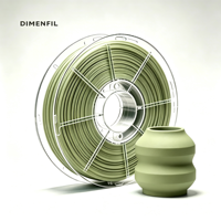 Filament 3D DIMENFIL PLA Pro 17,5 mm 1 kg avec texture stable pour l'impression de modèles de grande taille 200C