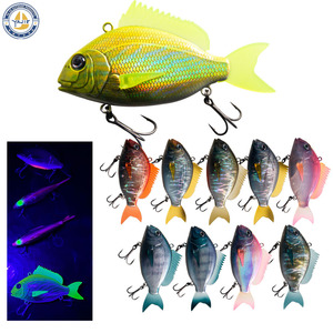 Leurre vibrant Yajie 65mm 24g, leurre dur biomimétique coulant pour la pêche au dorade en eau douce et en eau salée - Product Image 1