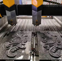 Graveur CNC multi-têtes à haute efficacité pour le marbre, le granit, les pierres tombales et les reliefs en pierre