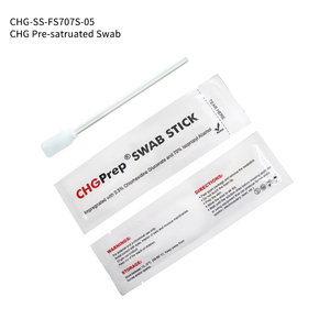 Hisopos antisépticos con <span class=keywords><strong>70</strong></span>% de alcohol isopropílico y 0.5% de gluconato de clorhexidina, hisopos de espuma estériles para preparación preoperatoria de la piel en hospitales. - Product Image 5