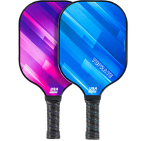 Raquettes de pickleball en fibre de carbone Toprate T300/T700 16 mm, durable, nid d'abeille en PP, tissage 3K/12K/18K, pour adultes, divertissement, vente en gros, OEM