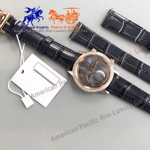 Montre de luxe pour homme ODM de haute qualité, étanche 5ATM, entièrement automatique, mécanique, avec fonction phase de lune, bracelet en cuir, omegas - Product Image 6