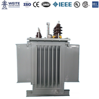 Transformateur de puissance immergé dans l'huile 11kV 500kVA 1000kVA 400V 480V S22 Triphasé 50/60Hz IEC pour distribution électrique, sur mesure