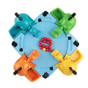 Hippos Paly Set เกมกระดานสนุก,เกมแพลเยอร์แพลทฟอร์มเกม Hippos หิวสำหรับพ่อแม่ลูก - Product Image 3