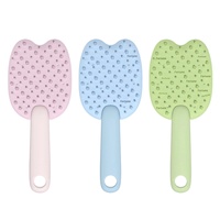 Nouvelle Brosse de Massage pour Animaux en Forme de Crème Glacée, Brosse de Toilettage Double Face pour Éliminer les Poils Détachés des Chats, Grattoir à Poils pour Animaux