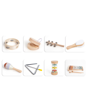 2026 Hot Selling Children Early Educational Wooden Musical Instrument <b>Toys</b> 8 Pcs Juguetes Music Montessori <b>Toys</b> for Boys Girls - Product Image 3