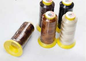 <span class=keywords><strong>Hilo</strong></span> trenzado beige con extensión de cabello, cierre de encaje, peluca con 2 herramientas para <span class=keywords><strong>hacer</strong></span> pelucas de punto C - Product Image 2