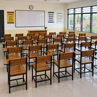 Fauteuil à faible MOQ pour écoles, chaise d'étude pour étudiants, chaises et tables de classe