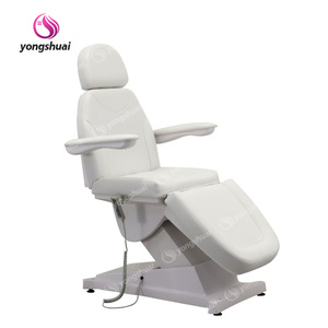 Camilla de Masaje Eléctrica Moderna de Cuero Genuino, Ajustable, para Salón de Belleza, Silla y Cama Facial con 3 Motores - Product Image 5