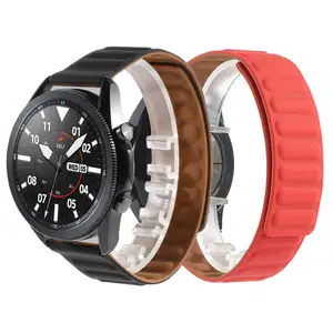 Replacement Bracelet Silicone Magnetic Watch Band Strap For Samsung Galaxy Watch 3 Gear S3