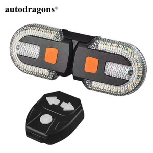 Feu arrière de vélo solaire à LED avec télécommande sans fil, étanche, 5 modes, rechargeable par USB pour la conduite nocturne - Product Image 5