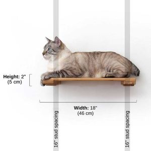 बिल्ली चढ़ाई फ्रेम बिल्ली झूला बिल्ली दीवार अलमारियों CNLF - Product Image 6