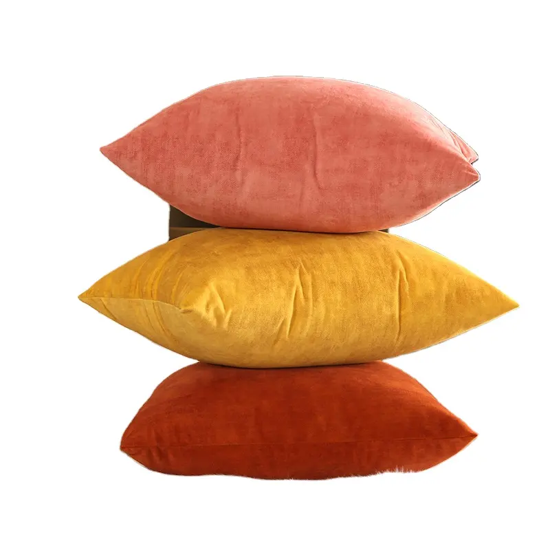 럭셔리 벨벳 쿠션 커버 솔리드 소파 던져 아름다움 간단한 베개 커버 저렴한 베개 장식