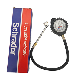 Accessoire pour compresseur d'air, manomètre de gonflage de pneus léger et facile à utiliser, équipé d'un tuyau en caoutchouc, outil de réparation automobile - Product Image 1