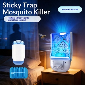 <b>Sticky</b> Refill Cartridge, Plug-in LED Smart Mosquito Trap Lamp, Replaceable <b>Flying</b> Insect <b>Catcher</b> - Product Image 2