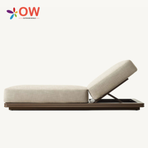 Modern <strong>Outdoor</strong> Sun Loungers <strong>Sunbed</strong> Beach Chair Hotel Pool Lounger <strong>Outdoor</strong> Daybed Resort Poolside Lounge Chair - Product Image 2
