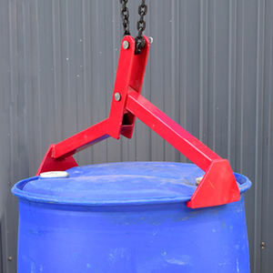 Gancho elevador de tambor de acero de 55 galones con certificado <span class=keywords><strong>CE</strong></span>, elevador de tambor de seguridad rojo de 1000 libras de capacidad - Product Image 4
