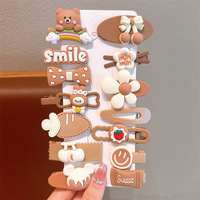 Ensemble de 14 pinces à cheveux pour filles, pinces à cheveux arc-en-ciel scintillantes pour enfants et adolescents, accessoires de cheveux mignons, vente en gros, boîte cadeau