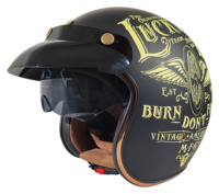 Casque de moto pour femme, design personnalisé, rétro, classique, ABS, double sport, durable, protection du visage, lunettes de protection, utilisation en extérieur, MOON