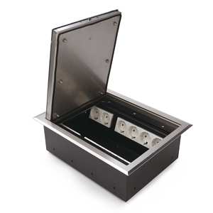 Sistema de Caja de Piso Elevado Impermeable IP66 con Enchufe Reemplazable para Instalaciones Comerciales - Product Image 4