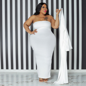 Wholesale Custom Logo Plus Size <strong>Women's</strong> Clothing <strong>Cloak</strong> Coat Tube Top Dress <strong>Cloak</strong> Two Piece Set <strong>Womens</strong> Sets Dresses - Product Image 6