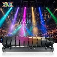 XJ Tragbare DMX LED RGBW Beam Moving Head Lichter für Nachtclubs Partys Events Bars Bühnen und DJ-Beleuchtung aus Aluminiumlegierung