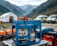 Générateur diesel YUCHAI 3 kW 220 V, puissance nominale 2,8 kW, monophasé, groupe électrogène portable