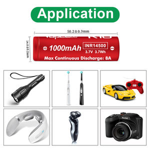 Batería de Iones de Litio de Alta Calidad 14500 Vapcell INR14500 1000mah K10 8A de Descarga - Product Image 2