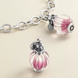 Colgante de Plata de Ley 925 con Diseño de Poción del Amor en Cristal Artístico para la Creación de Joyería Personalizada - Product Image 4